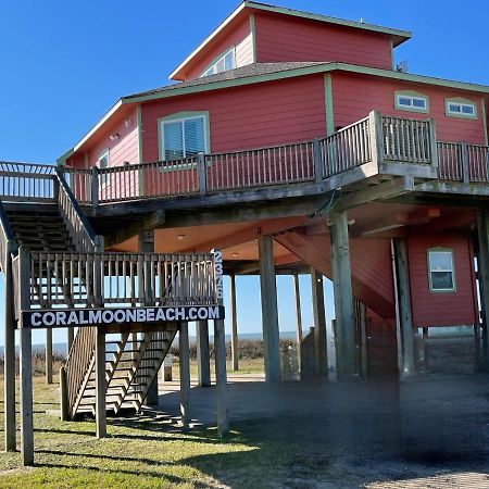 Stunning Beachfront 3 Bedroom Home, Coralmoonbeach Bolivar Peninsula Exterior photo